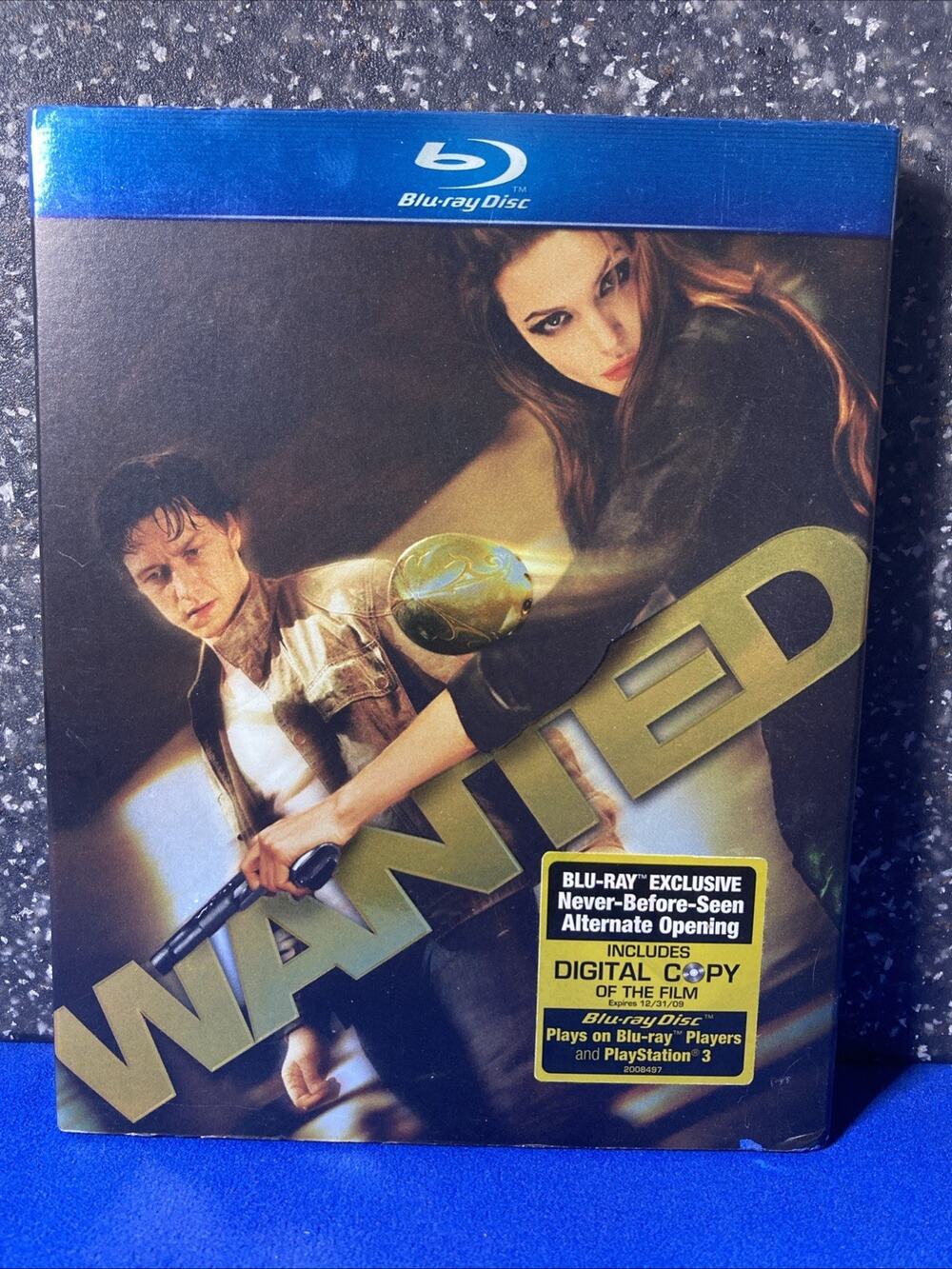 Wanted Blu Ray With Slip Cover